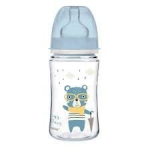 Buteliukas Canpol Easystart Bonjour Paris, mėlynas, 3 mėn+, 240 ml
