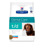 Hill's Prescription Diet t/d Canine Mini maistas &scaron;unims su vi&scaron;tiena, 3 kg
