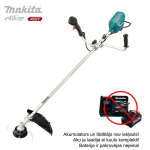 Akumuliatorinė krūmapjovė/trimeris UR012GZ02 Makita