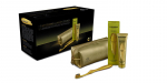 Rinkinys Curasept Gold Lux: dantų pasta, 75 ml + dantų &scaron;epetėlis + kosmetinė