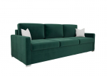 Trivietė sofa - lova AVANT DL, žalia