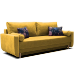 Trivietė sofa - lova PARMA DL, geltona