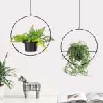 Dviejų vazonų laikiklių komplektas Floriane Garden SEH - 4560, juodas