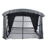 Stogas su tinkleliu nuo uodų sodo sūpynėms 224 x 124 cm