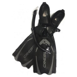 Nardymo akiniai su vamzdeliu ir ląstais Cressi-Sub PLUMA Juoda Suaugusiems (3 pcs): Batų dydis - 45-46