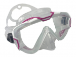 Nardymo Kaukė Mares Pure Wire Mask White Silicone-Pink