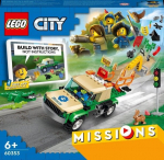 LEGO&reg; City 60353 laukinių gyvūnų gelbėjimo misijos, interaktyvus konstravimo žaislas