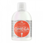 Atkuriamasis &scaron;ampūnas plaukams su Omega-6 kompleksu ir makadamijų aliejumi Kallos Omega Hair 1000 ml