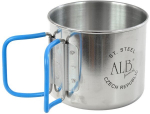 Plieninis puodelis ALB, 400 ml