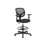 Ergonomi&scaron;ka biuro kėdė su porankiais, juodos spalvos