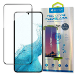 Grūdintas stiklas su rėmeliu Samsung Galaxy S22, skaidrus