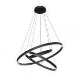 Lubinis &scaron;viestuvas Maytoni Modern kolekcijos apskritimo forma juoda 113.9W 3800K MOD058PL-L100B4K