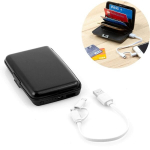 Piniginė su RFID apsauga ir powerbank funkcija