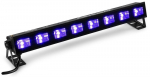 beamZ BUVW83 BAR 8x 3W UV/Baltas 2-in-1 LED