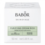 Praturtintas veido kremas riebiai odai Babor Skinovage Purifying Cream Rich, 50 ml