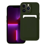 Dėklas telefonui Forcell CARD - iPhone 14 PRO MAX ( 6.7 ) žalia