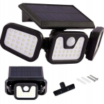 LED &scaron;viestuvas su saulės baterija ir judesio davikliu XW-B40