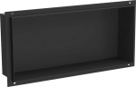 Mexen X-Wall-NR įleidžiama sieninė lentyna, 45x20 cm, Black