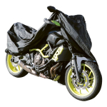 Motociklo uždangalas su mink&scaron;tu pamu&scaron;alu 245x80x145cm Carpoint 1723500