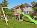 Žaidimo aik&scaron;telė Jungle Gym Cottage 2-Swing