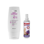Pėdų kremas mink&scaron;tinantis karbamidas 15% Nappa Soft Comfort, 100 ml ir pėdų gaiviklis Deomed Relax, 50 ml