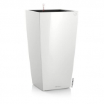 Lechuza vazonai Cubico Premium 22 cm, Balta, blizgi
