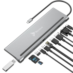 &Scaron;akotuvas Reagle Multiport 12 in 1 USB C HDMI VGA Ethernet