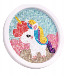 Deimantinė mozaika su rėmeliu vaikams, 20x20 cm