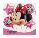 Balionų rinkinys Minnie mouse, 5 vnt.
