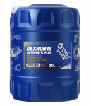 Pavarų dėžės alyva Mannol 8206 Dexron III Automatic Plus, 20 L