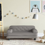 Vaiki&scaron;ka sofa vidaXL, pilka