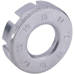 Dviračių stipinų raktas Bicycle Gear, sidabro spalvos