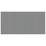 Baseino paklotas vidaXL, 550x280 cm, Pilka