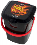 Kibiras maistui Branq GrillBox, 22 l, juodas