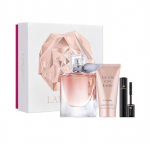 Kosmetikos rinkinys Lancome La Vie Est Belle moterims: kvapusis vanduo EDP, 50 ml + kūno pienelis, 50 ml + blakstienų tu&scaron;as, 2 ml