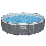 Bestway Steel Pro Max baseinas su Led ap&scaron;vietimu 457x107cm