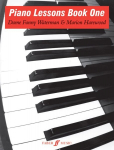Piano Lessons Book One, Book 1