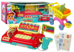 Žaislinis kasos aparatas Lean Toys su priedais