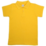 Mamajum polo mar&scaron;kinėliai trumpomis rankovėmis, geltona