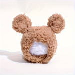 Mink&scaron;ta me&scaron;kos kepurė &scaron;unims ir katėms, Kavos spalva