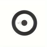 Universalus silikono dangtis puodams ir keptuvėms., Juoda