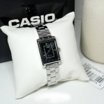 Moteri&scaron;kas laikrodis Casio, juodas/sidabrinis