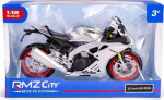 Rmz 1:12 Aprilia Rsv4 Rr 2020 modelis, sidabrinis