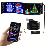 LED bėganti &scaron;viesa su programėle Gotus, 7x17 cm, YT32 7x17cm / 2,76x6,69