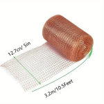Varinis tinklelis graužikų blokavimui, 12,7 cm * 30 m (5 coliai * 98,4 pėdos)