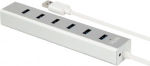 Unitek Hub 7x USB 3.0, BC 1.2, Alu., Y-3090