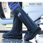 1 pora PVC auk&scaron;tų batų ir batų apdangalai, neslystantys ir vandeniui atsparūs, sustorinti dėvėjimui atsparūs su elastine sagtimi lauko naudojimui - unisex. , XL