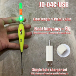 Kibimo Plūdė LED Naktinė Žvejyba Rinkinys su Krovikliu , JD-04C-USB