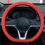 Universalus  Z5 Silikoninis Automobilio Vairo Gaubtas, Raudona