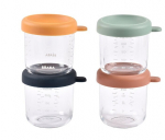 Coffret 4 porcijos stiklo 250 ml (Saulėtekio spalvų mi&scaron;inys)